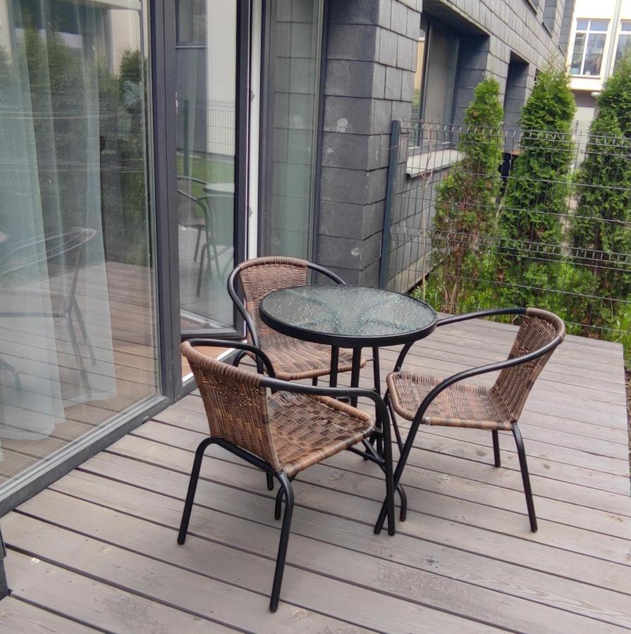 New Apartment J22, Free Private Parking, Terrace, Self Check-In Каунас Экстерьер фото